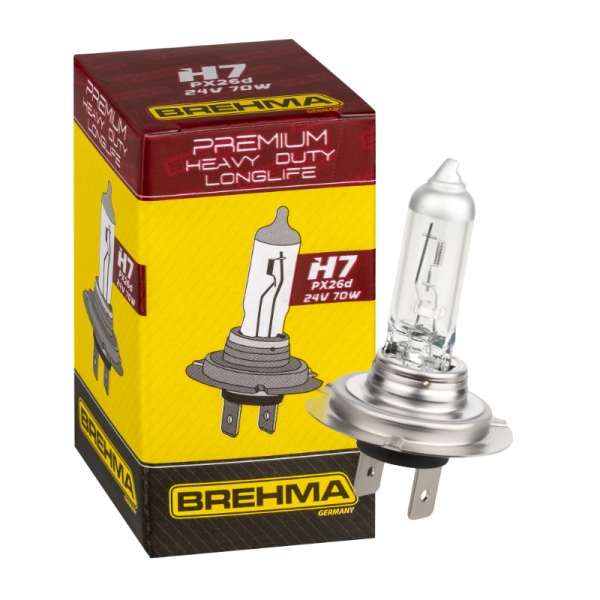 10x BREHMA Premium Heavy Duty Longlife H7 24V 70W HD LL LKW Lampe