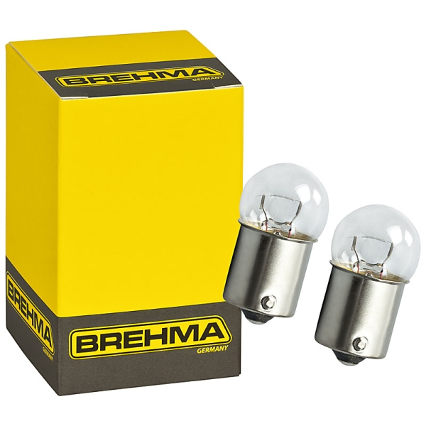 10x BREHMA R5W 6V 5W Kugellampe BA15s