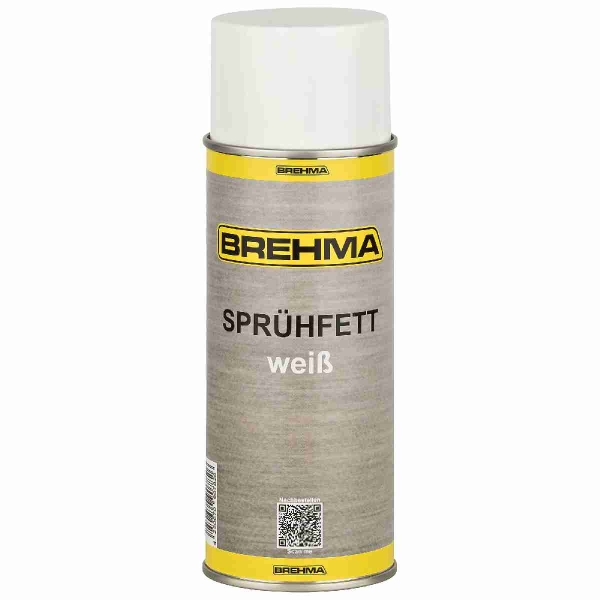 24x BREHMA Weisses Sprühfett mit PTFE -50°C bis +170°C Fettspray mit Griff