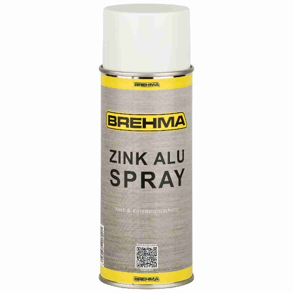 24x Zink Alu spray hell Grundierung Korrosionsschutz bis 300°C 400ml mit Griff