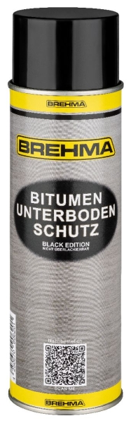 BREHMA Bitumen Unterbodenschutz Black Edition 500ml Steinschlagschutz Spray schwarz