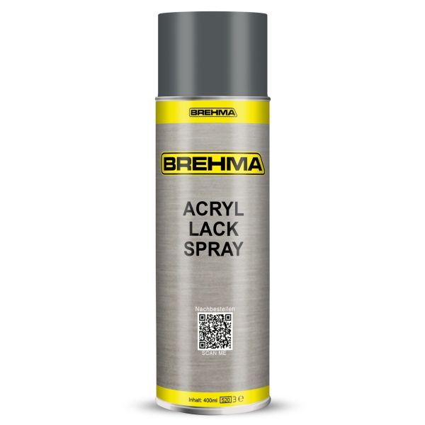 24x BREHMA Acryl Lackspray Ral 7012 Basaltgrau matt Lack Farbe Sprühfarbe 400ml inkl. Griff