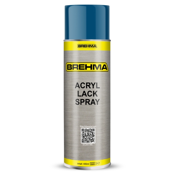 BREHMA Acryl Lackspray Ral 5010 Enzianblau glänzend Lack Farbe Sprühfarbe 400ml