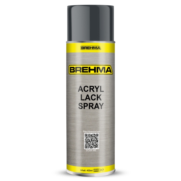 BREHMA Acryl Lackspray Ral 7016 Antrazitgrau glänzend Lack Farbe Sprühfarbe 400ml