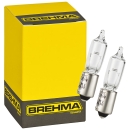 10x BREHMA H21W 24V 21W Metallsockellampe BAY9s